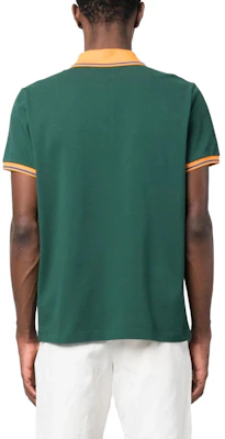 Moncler SS23 Green Polo Shirt with Contrast Trim Collar. I10918A000128445487E Shop Moncler SS23 Green Polo Shirt with Contrast Trim Collar. I10918A000128445487E