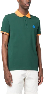 Moncler SS23 Green Polo Shirt with Contrast Trim Collar. I10918A000128445487E Purchase Moncler SS23 Green Polo Shirt with Contrast Trim Collar. I10918A000128445487E