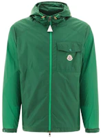 Moncler SS23 Green Solid Color Hooded Pocket Long Sleeve Jacket. 1A00152595F3847 Moncler SS23 Green Solid Color Hooded Pocket Long Sleeve Jacket. 1A00152595F3847