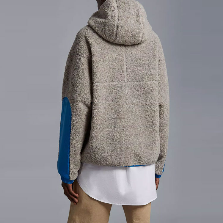 Moncler SS23  Grey Logo Patch Long-Sleeve Hooded Jacket I10911A00145596RFP97 圖 5