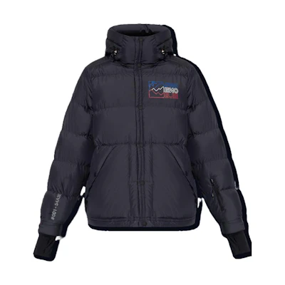Moncler SS23 Letter Print Hooded Zip Long Sleeve Down Jacket. 1A0001954A3E-778