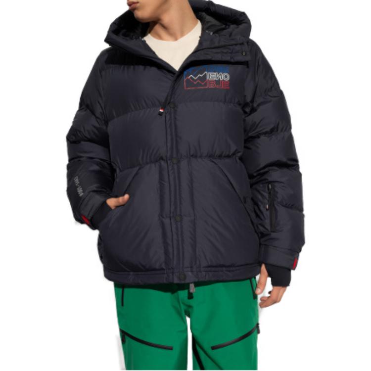 Moncler SS23  Letter Print Hooded Zip Long Sleeve Down Jacket. 1A0001954A3E-778 圖 4