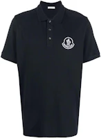 Moncler SS23 Logo Embroidered Cotton Polo Shirt - Navy Blue H10918A000048455677X Moncler SS23 Logo Embroidered Cotton Polo Shirt - Navy Blue H10918A000048455677X
