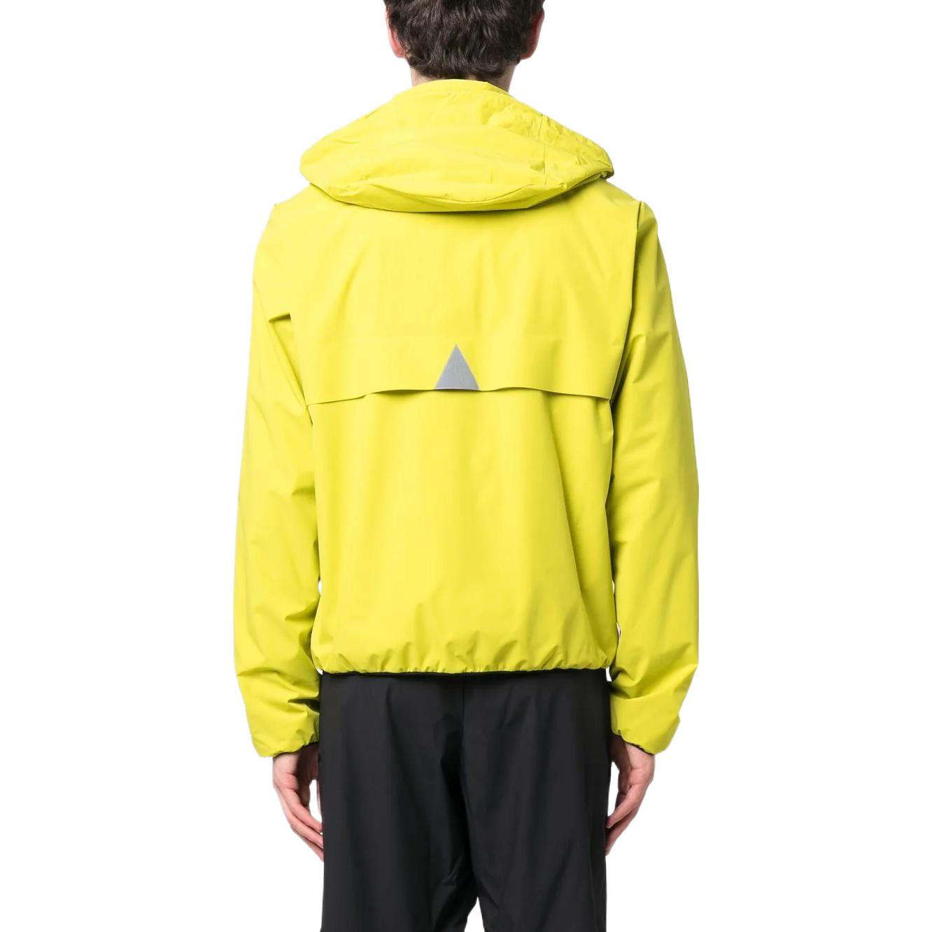 Moncler SS23  Logo Hoodie Jacket with Elastic Cuffs Fluorescent Yellow. I10971A000115399D8LK 圖 4
