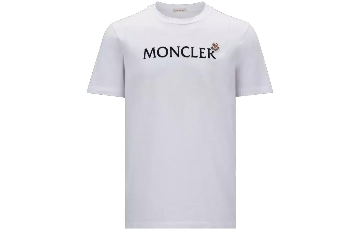 Moncler SS23  Logo Letter Graphic Short Sleeve T-Shirt I20918C000478390T001