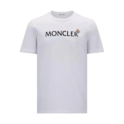 Moncler SS23 Logo Letter Graphic Short Sleeve T-Shirt I20918C000478390T001