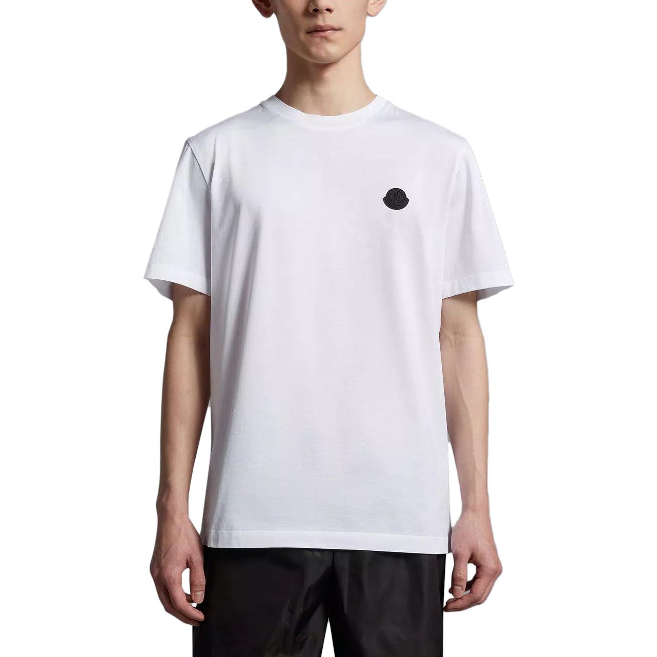 Moncler SS23  Logo Patch Crewneck Short Sleeve T-Shirt White I10918C000558390Y001 圖 3