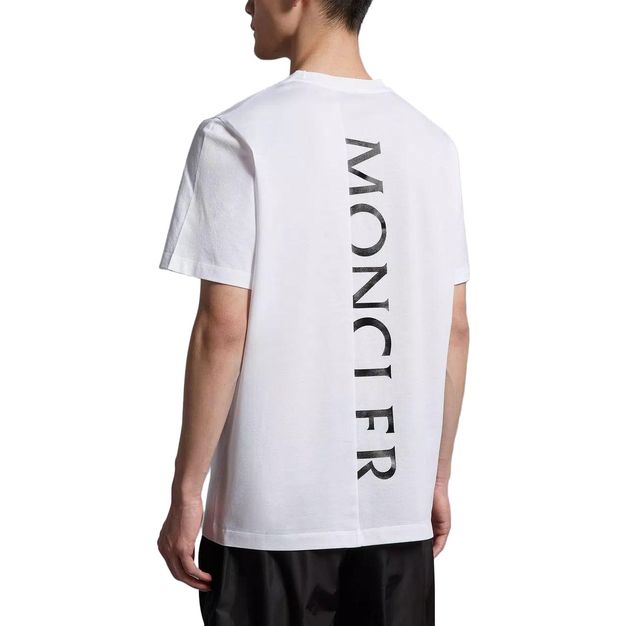 Moncler SS23  Logo Patch Crewneck Short Sleeve T-Shirt White I10918C000558390Y001 圖 4