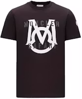 Moncler SS23 Logo Print Crewneck T-Shirt Black I10918C000518390T999 Moncler SS23 Logo Print Crewneck T-Shirt Black I10918C000518390T999