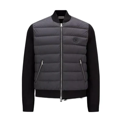 Moncler SS23 Long Sleeve Puffer Jacket Black I10919B00011M1367999