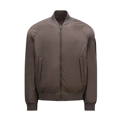 Moncler SS23 Olive Green Solid Zip-Up Jacket I10911A0004254A8192E