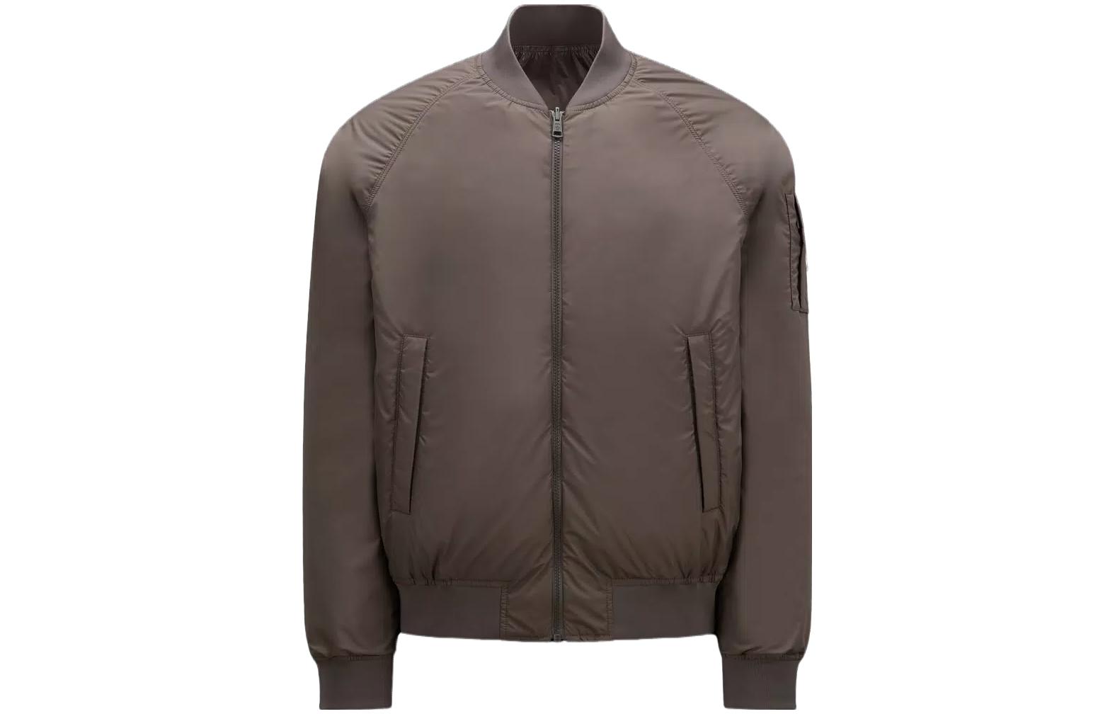 Moncler SS23  Olive Green Solid Zip-Up Jacket I10911A0004254A8192E 圖 2