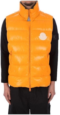 Moncler SS23 Parke Down Vest Ski Season Badge Logo Stand Collar I10911A00046M2648P38 Order Moncler SS23 Parke Down Vest Ski Season Badge Logo Stand Collar I10911A00046M2648P38