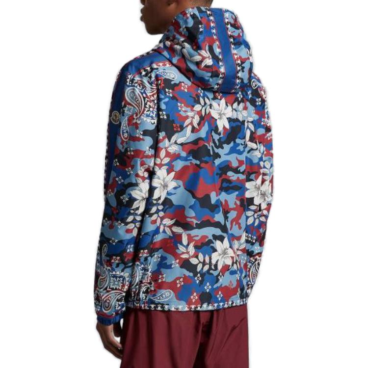 Purchase Moncler SS23 Jaket Bercorak Bunga dengan Hoodie. I10911A00162596U0S77