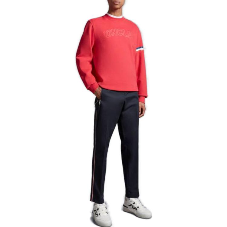 Lookbook 몽클레르 SS23 슬림핏 솔리드 지퍼포켓 트랙팬츠 다크네이비 I20912A0000357448781