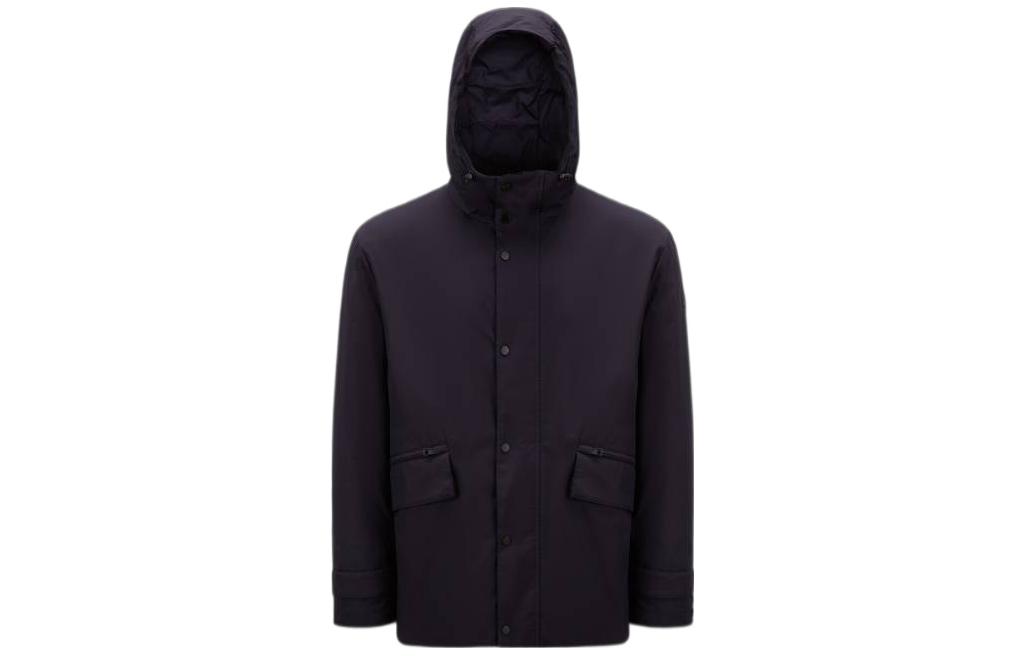 Moncler SS23  Solid Blue Hooded Long Sleeve Down Jacket. I10911C000045958J742 圖 2