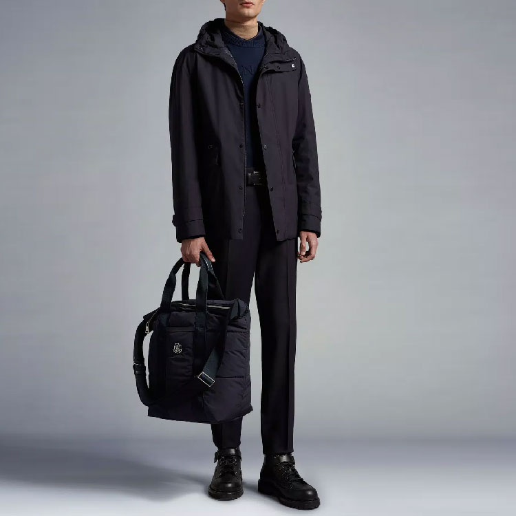 Moncler SS23  Solid Blue Hooded Long Sleeve Down Jacket. I10911C000045958J742 圖 3