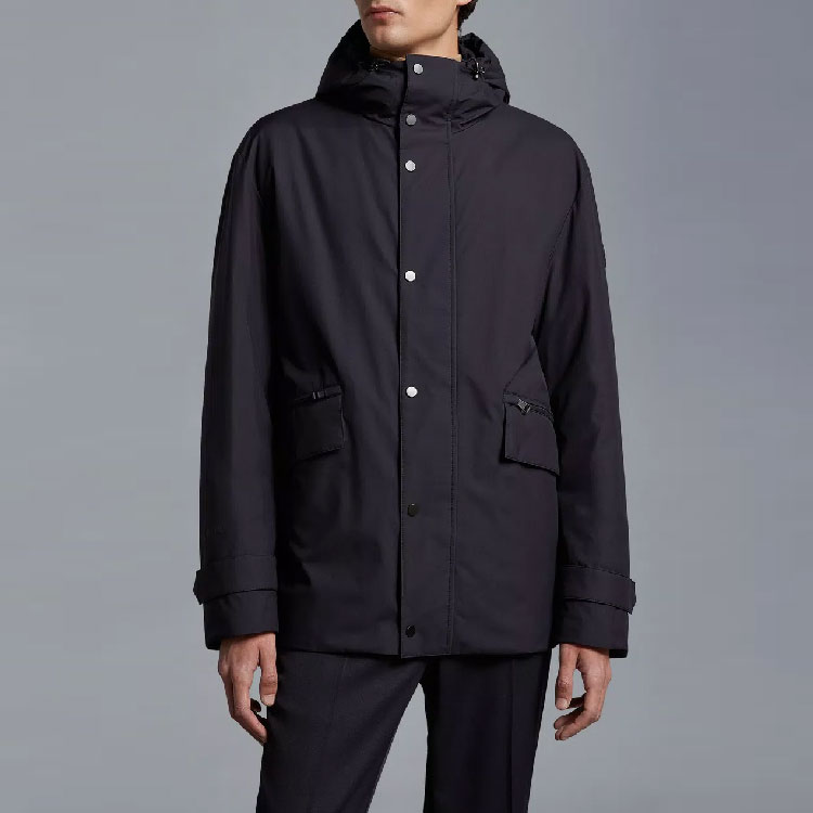 Moncler SS23  Solid Blue Hooded Long Sleeve Down Jacket. I10911C000045958J742 圖 5