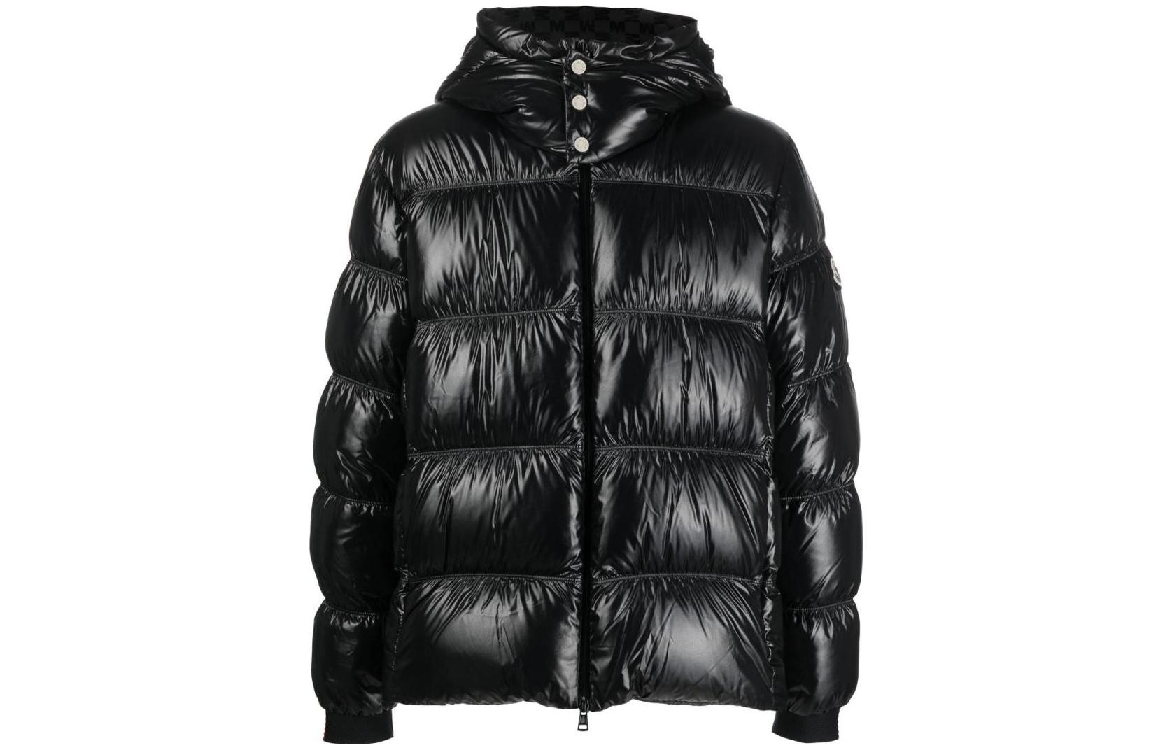 Moncler SS23  Solid Color Hooded Down Jacket Black H20911A002745963V 圖 2
