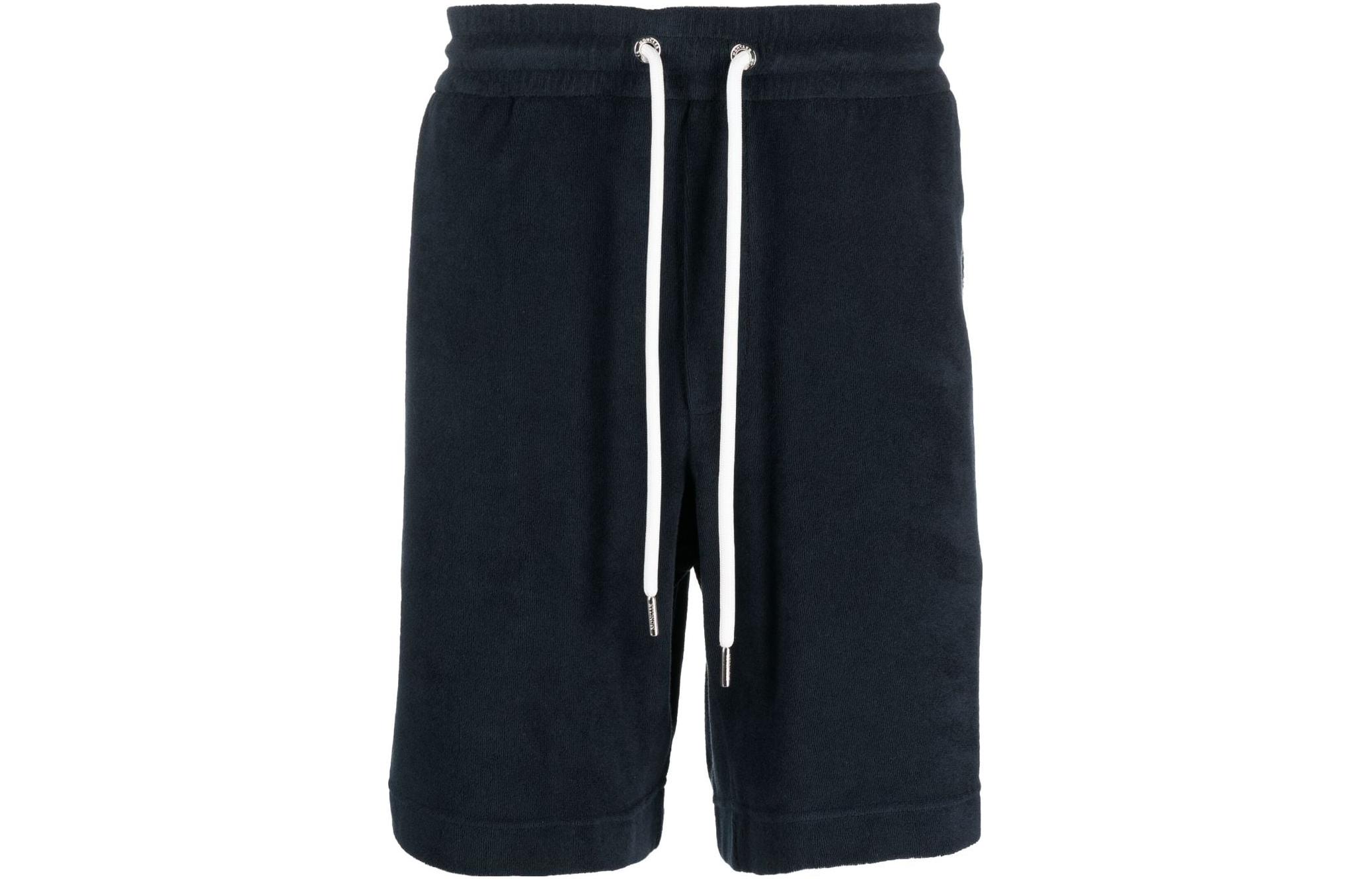 Order Moncler SS23  Solid Color Straight-Cut Casual Shorts Dark Blue. I10918H00031899VV778