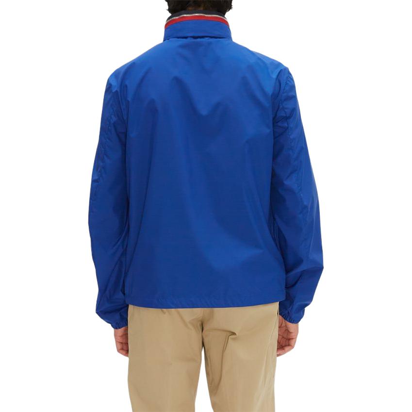 Purchase Moncler SS23  Solid Logo Long Sleeve Jacket Blue. 1A0016154A8175N