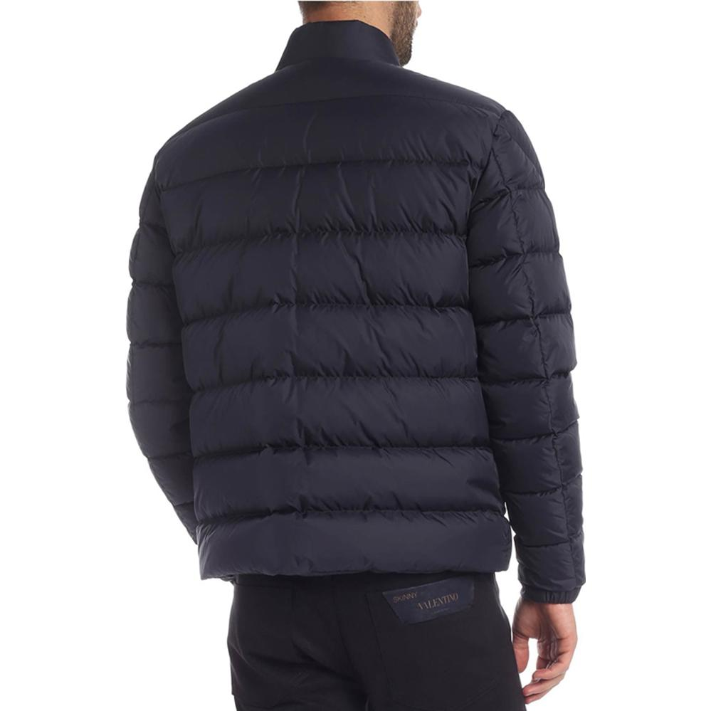 Moncler SS23  Solid Logo Zip-Up Down Jacket - Dark Blue 4194085-68352-742 圖 4