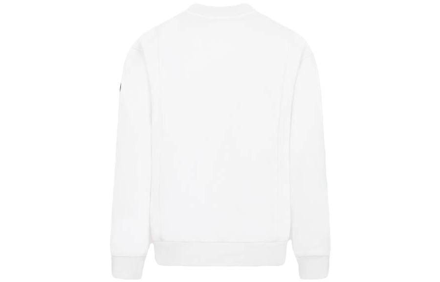 Moncler SS23  White Letter Print Crewneck Long Sleeve Pullover Sweatshirt 8G00037899W491R 圖 3