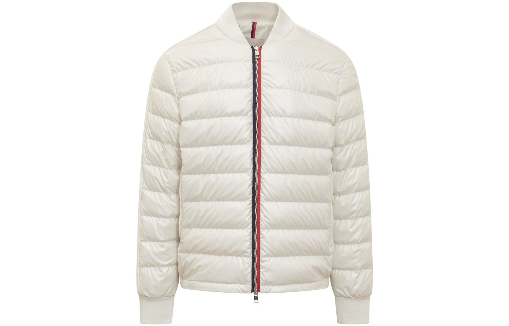 Moncler SS23  White Quilted Short Puffer Jacket with Baseball Collar. 1A00005595ZJ034 圖 2