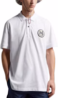Lookbook Moncler SS23 白色短袖刺繡徽章標誌POLO衫 I10918A00002899UR002
