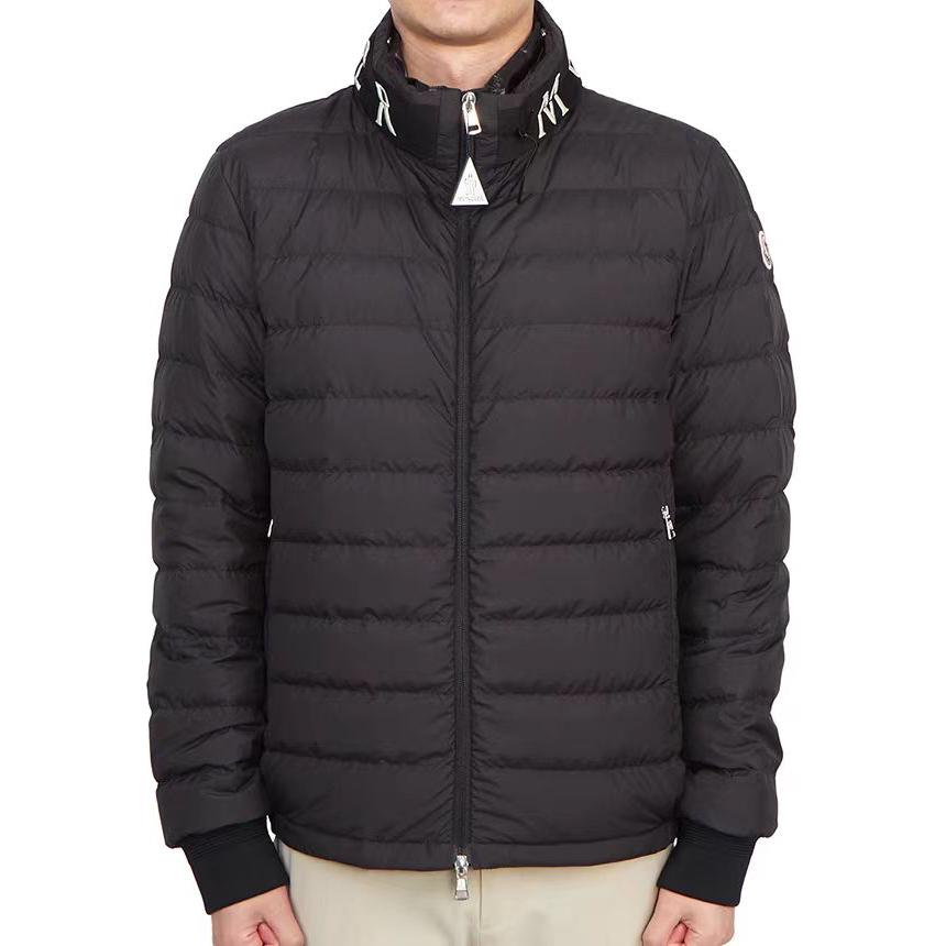 Moncler SS23 Akio Letter Print Stand Collar Down Jacket  Black I10911A0000454A81999 圖 4