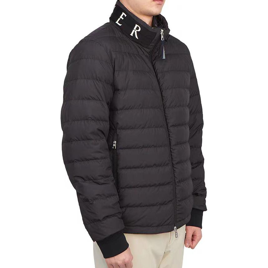 Moncler SS23 Akio Letter Print Stand Collar Down Jacket  Black I10911A0000454A81999 圖 7