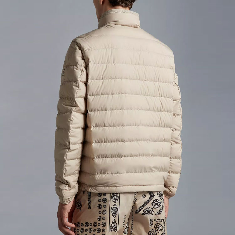 Moncler SS23 Alfit Beige Short Zipped Down Jacket for Men. I10911A0001554A8120L 圖 4