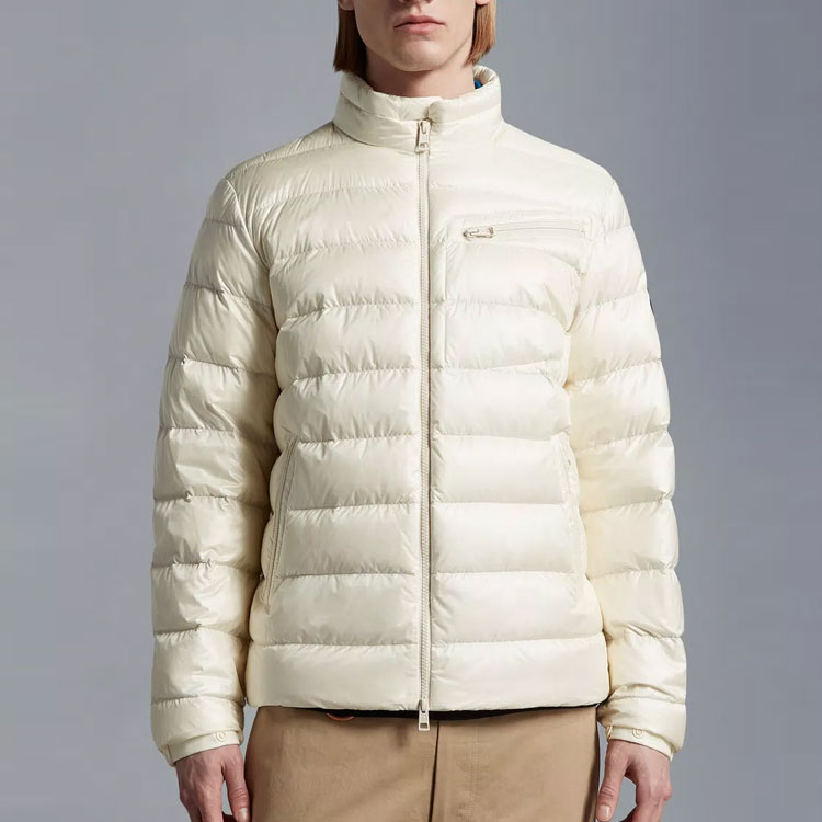 Moncler SS23 Amalteas Solid Zip-Up Down Jacket Unisex Off-White. I10911A00139M2640034 圖 4