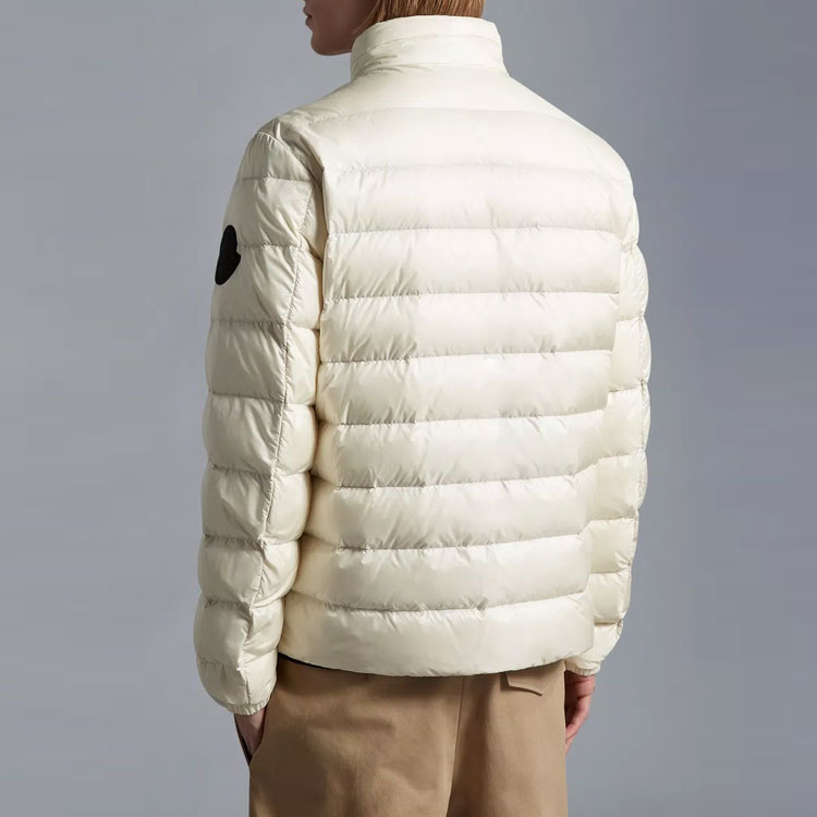 Moncler SS23 Amalteas Solid Zip-Up Down Jacket Unisex Off-White. I10911A00139M2640034 圖 5
