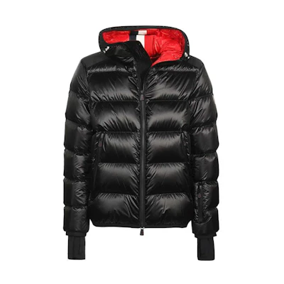 Moncler SS23 Black Solid Color Hooded Long Sleeve Down Jacket 1A00059-53071-999