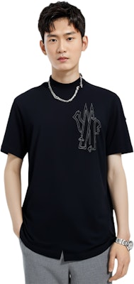 Moncler SS23 Born to Protect Logo Baju Hitam Leher Bulat Lelaki. I10918C00039899YU999 Details for Moncler SS23 Born to Protect Logo Baju Hitam Leher Bulat Lelaki. I10918C00039899YU999