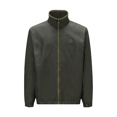Moncler SS23 Born to Protect Logo Stand Collar Jacket Men’s Deep Green I10911A00137539ZD83B