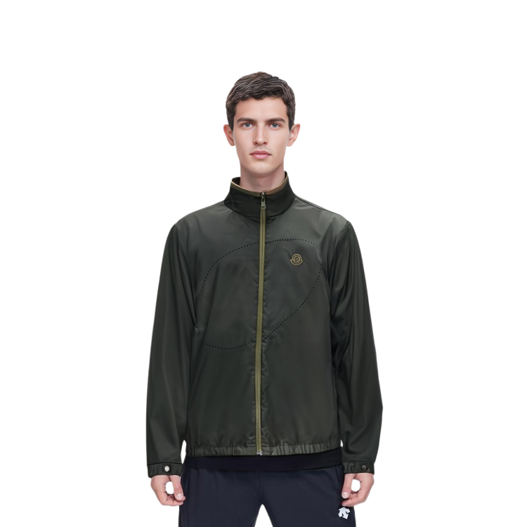 Details for 蒙克莱SS23环保标志立领夹克 男士深绿色 I10911A00137539ZD83B