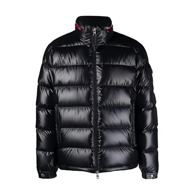 Moncler SS23 Bourne Black Down Hooded Jacket Unisex. I20911A00023595ZJ999