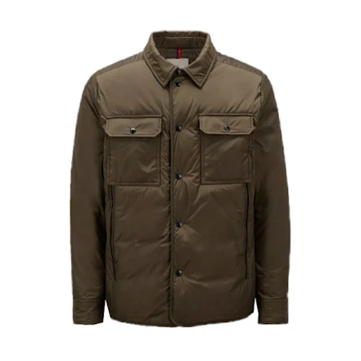 Moncler SS23 Brown Solid Single-Breasted Long-Sleeve Jacket H20911A00222595C0833