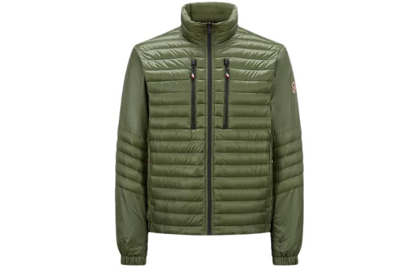 Moncler SS23 Casual Zip-Up Down Jacket in Dark Green I10971A00013595B1891