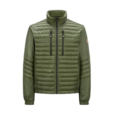 Moncler SS23 Casual Zip-Up Down Jacket in Dark Green I10971A00013595B1891