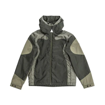 Moncler SS23 Colorblock Hooded Jacket Men’s Deep Green I10911A00136539ZD83B
