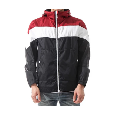 Moncler SS23 Colorblock Hooded Long Sleeve Jacket 4163180-68751-781