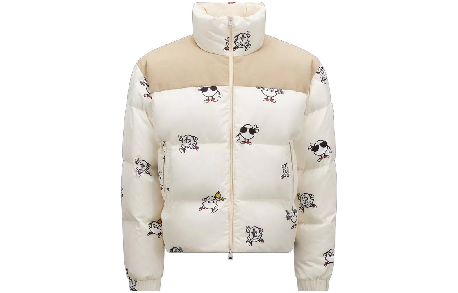Moncler SS23 Colorblock Print Quilted Down Jacket Beige Unisex. I10911A00085596MSF04 圖 2