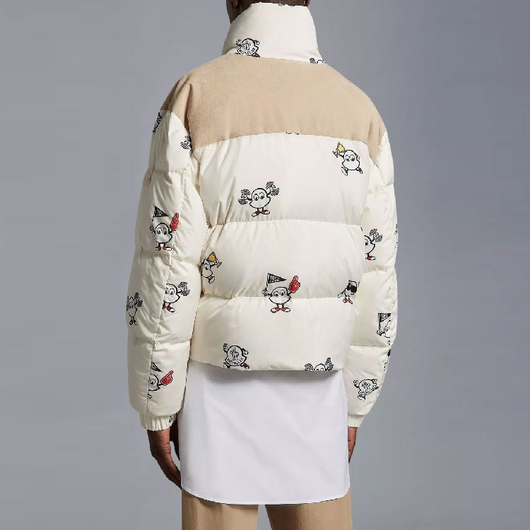 Moncler SS23 Colorblock Print Quilted Down Jacket Beige Unisex. I10911A00085596MSF04 圖 5