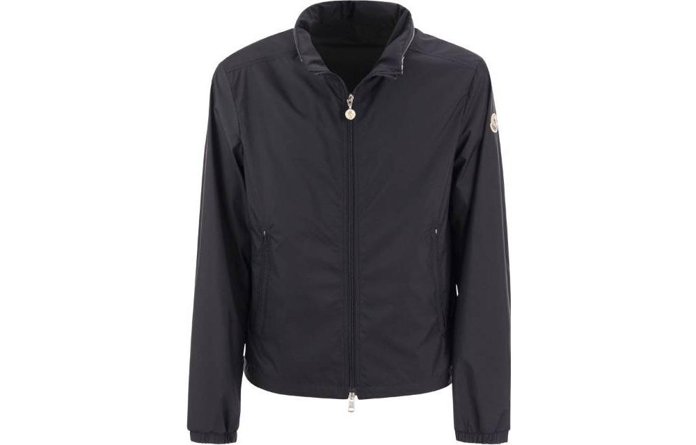 Moncler SS23 Farlak  Navy Blue Hooded Zip-Up Jacket. I10911A0016154A81778