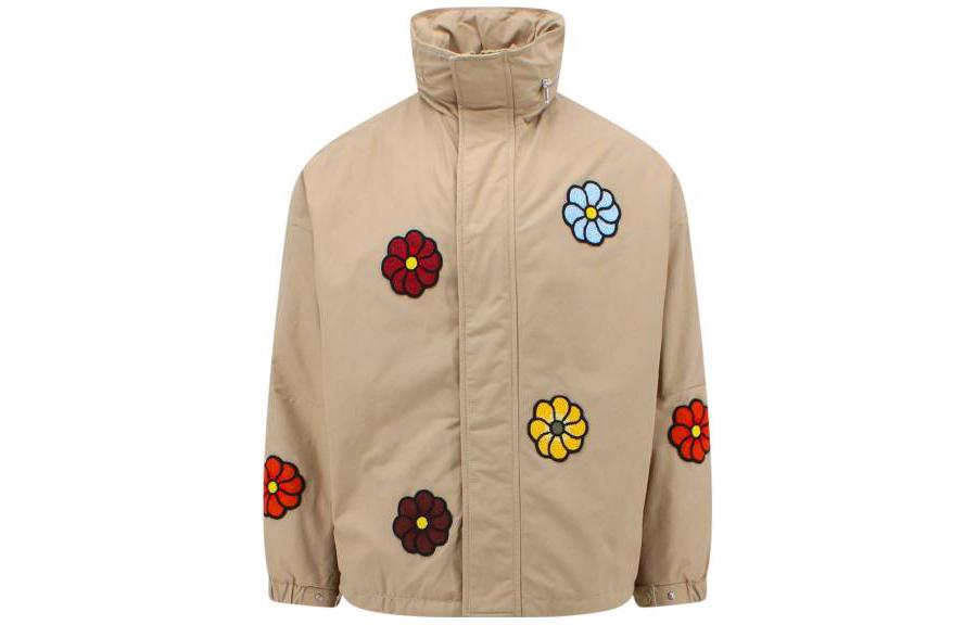 Moncler SS23 Floral Print Zip Long Sleeve Jacket 1A000012844236