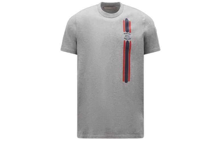 Moncler SS23 Geometric Pattern Crewneck T-Shirt Grey I10918C00024M2643984 圖 2