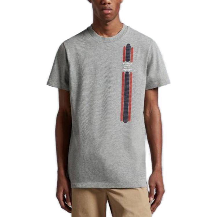 Moncler SS23 Geometric Pattern Crewneck T-Shirt Grey I10918C00024M2643984 圖 3